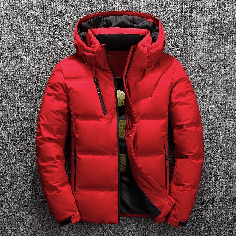 Men's Hooded Winter Down Jacket