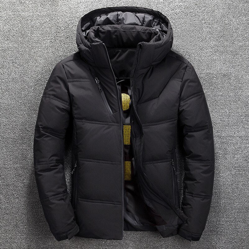 Men's Hooded Winter Down Jacket