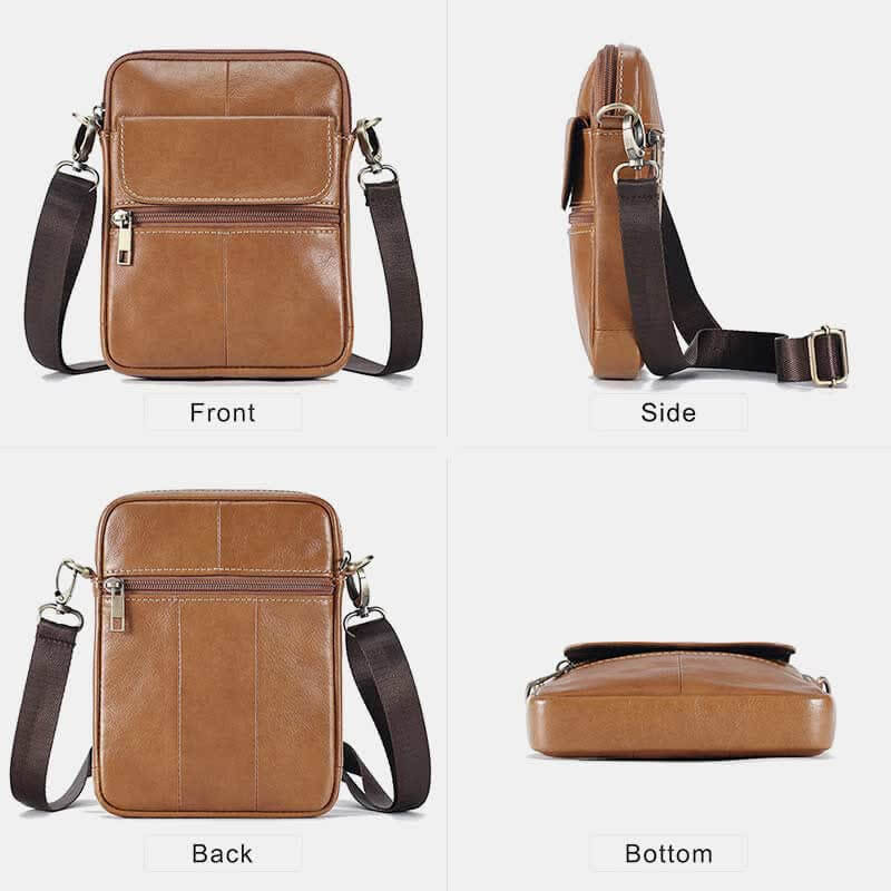 Men's Leather Shoulder Bag