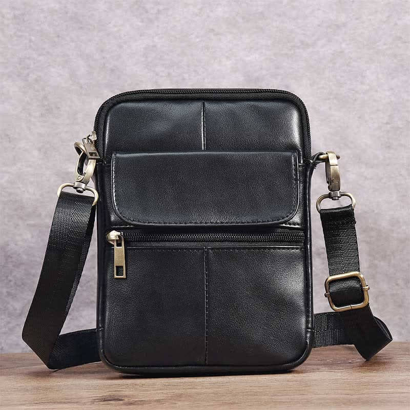 Men's Leather Shoulder Bag