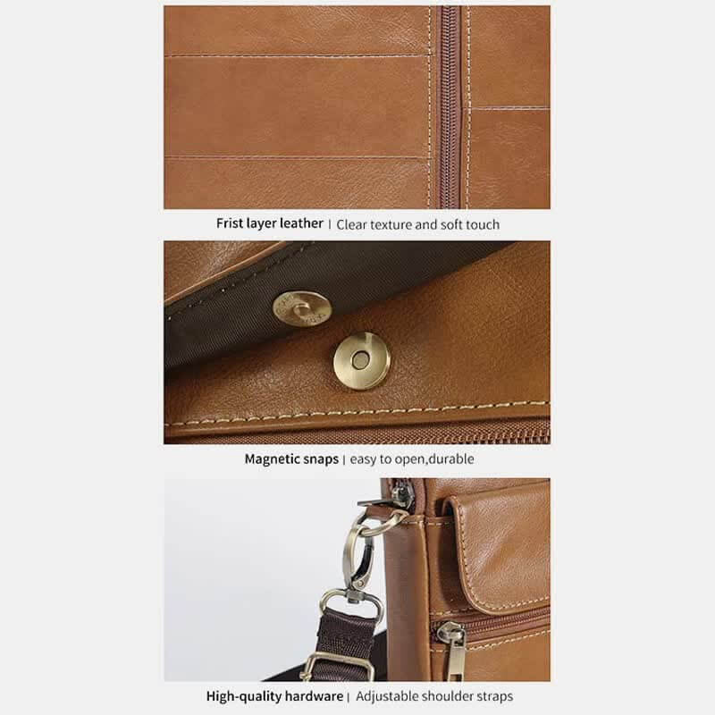 Men's Leather Shoulder Bag