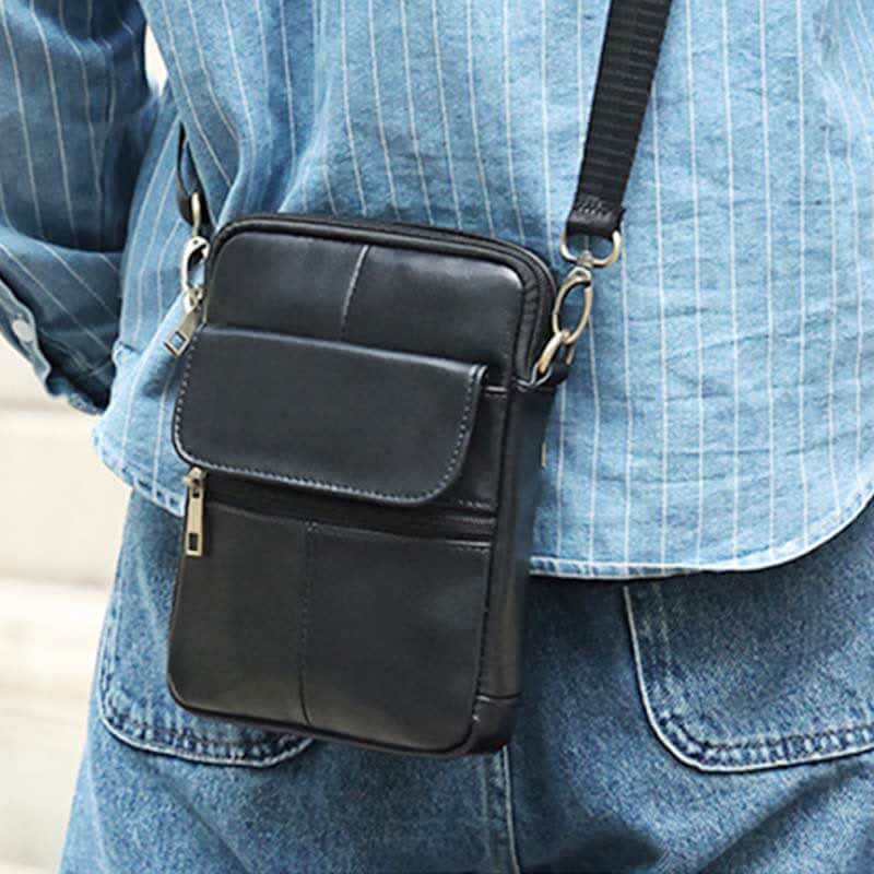 Men's Leather Shoulder Bag