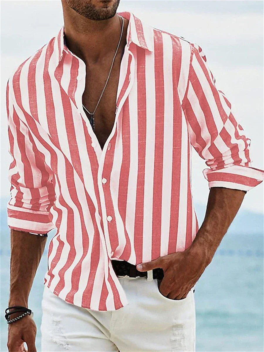 Men's Long-Sleeve Button-Down Shirt