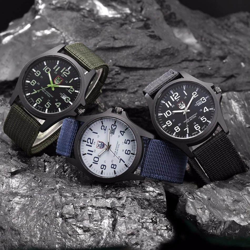 Men's Military Luminous Wristwatch with Stopwatch