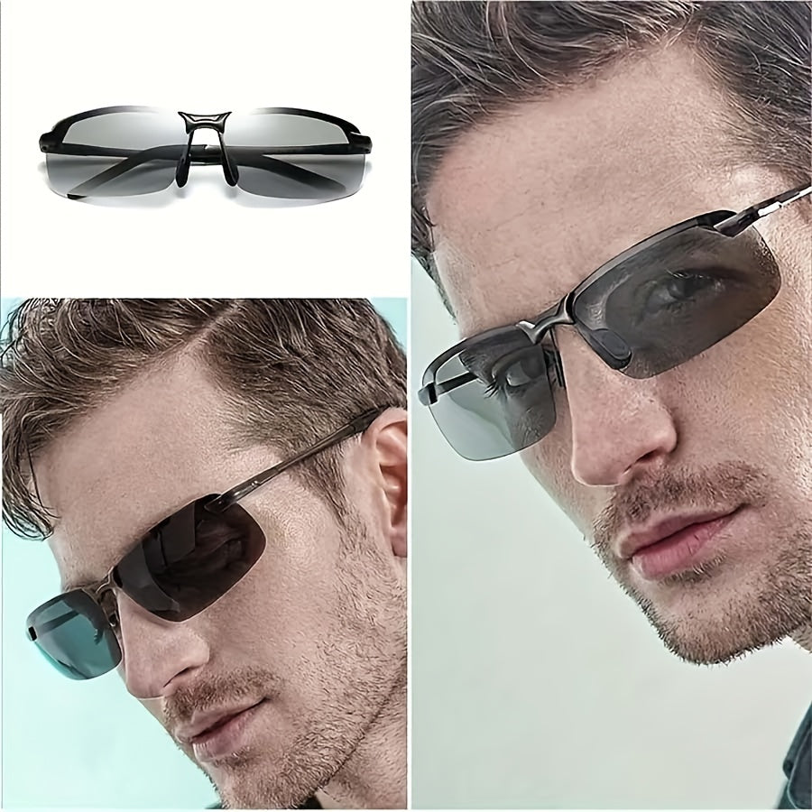 Men's Polarized Photochromic Sunglasses
