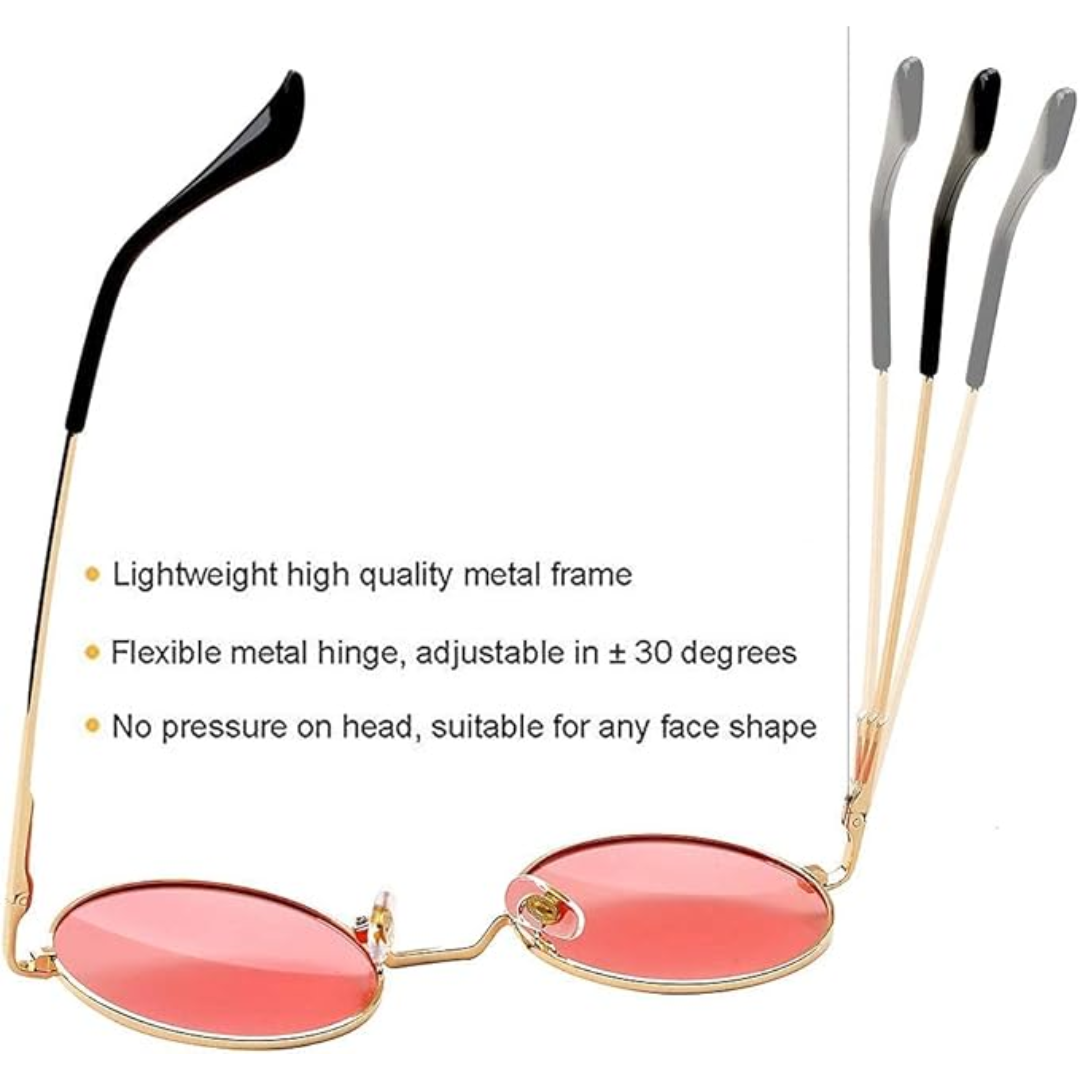 Men's Retro Round Polarized Sunglasses