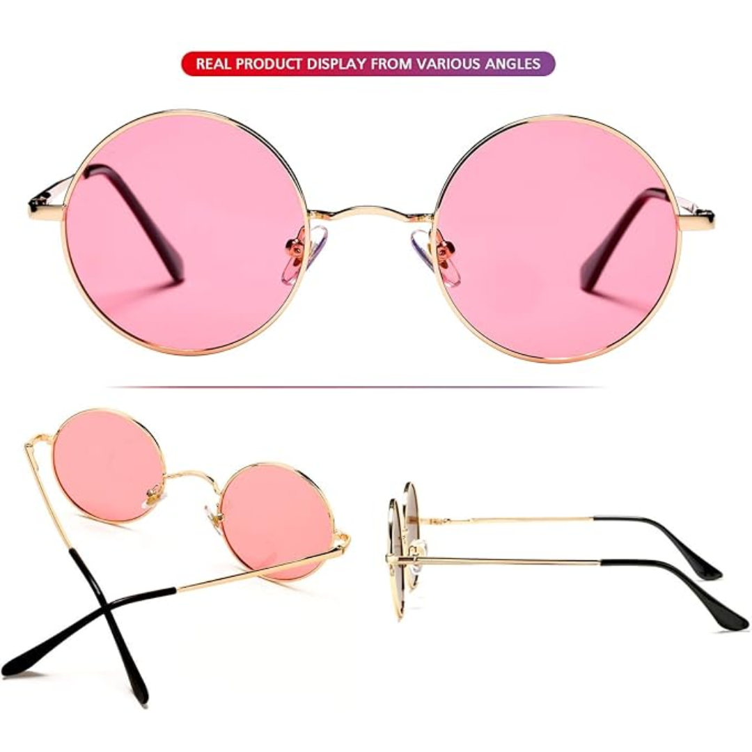Men's Retro Round Polarized Sunglasses