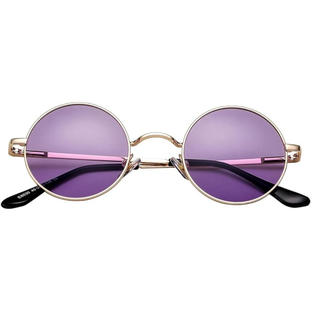 Men's Retro Round Polarized Sunglasses