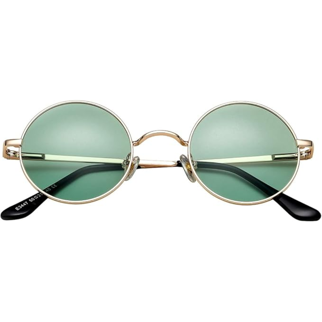 Men's Retro Round Polarized Sunglasses