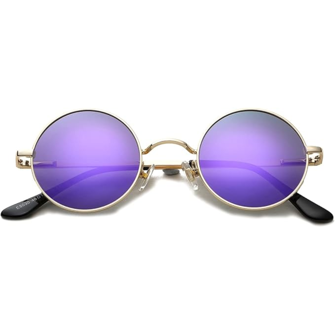 Men's Retro Round Polarized Sunglasses