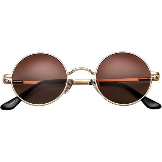 Men's Retro Round Polarized Sunglasses