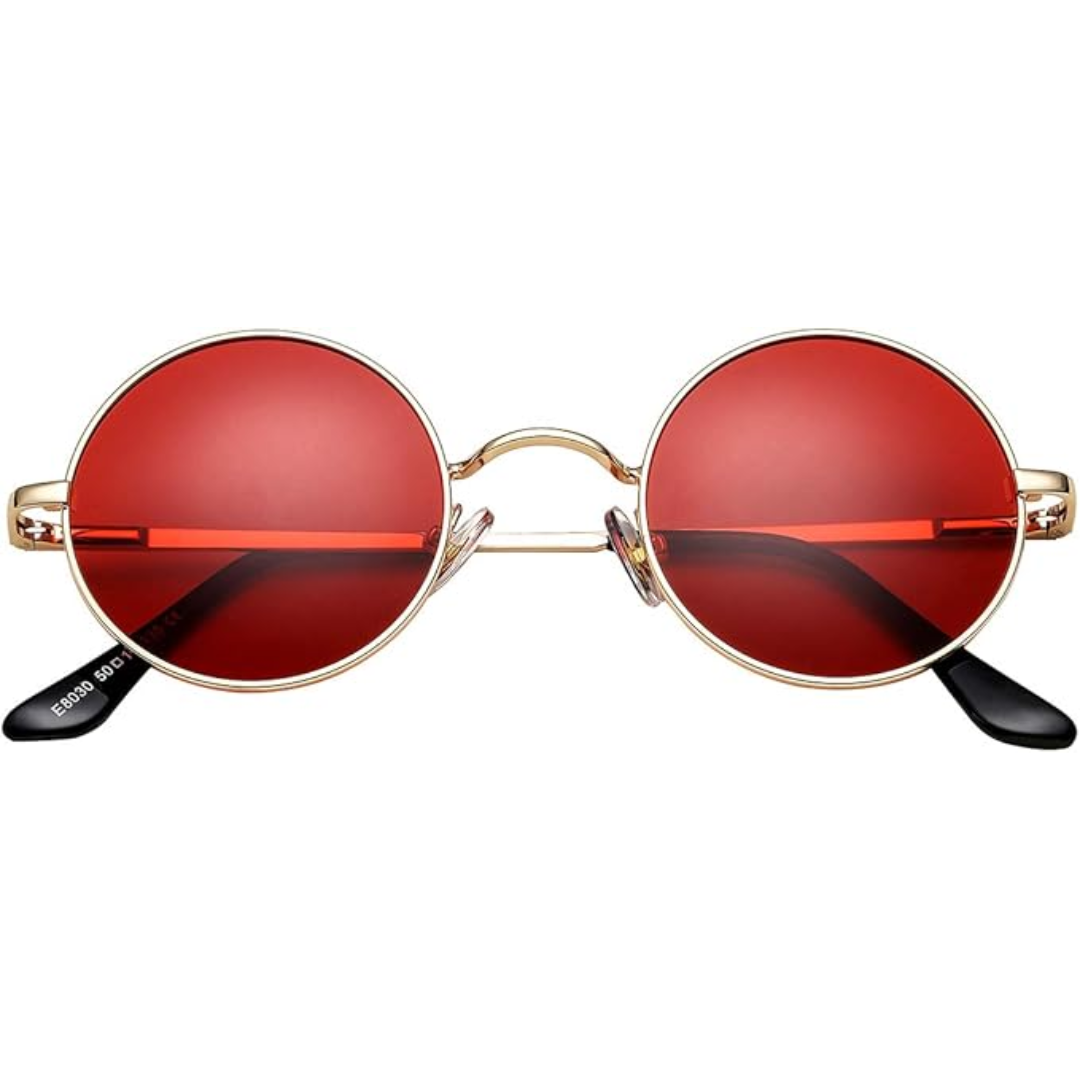 Men's Retro Round Polarized Sunglasses