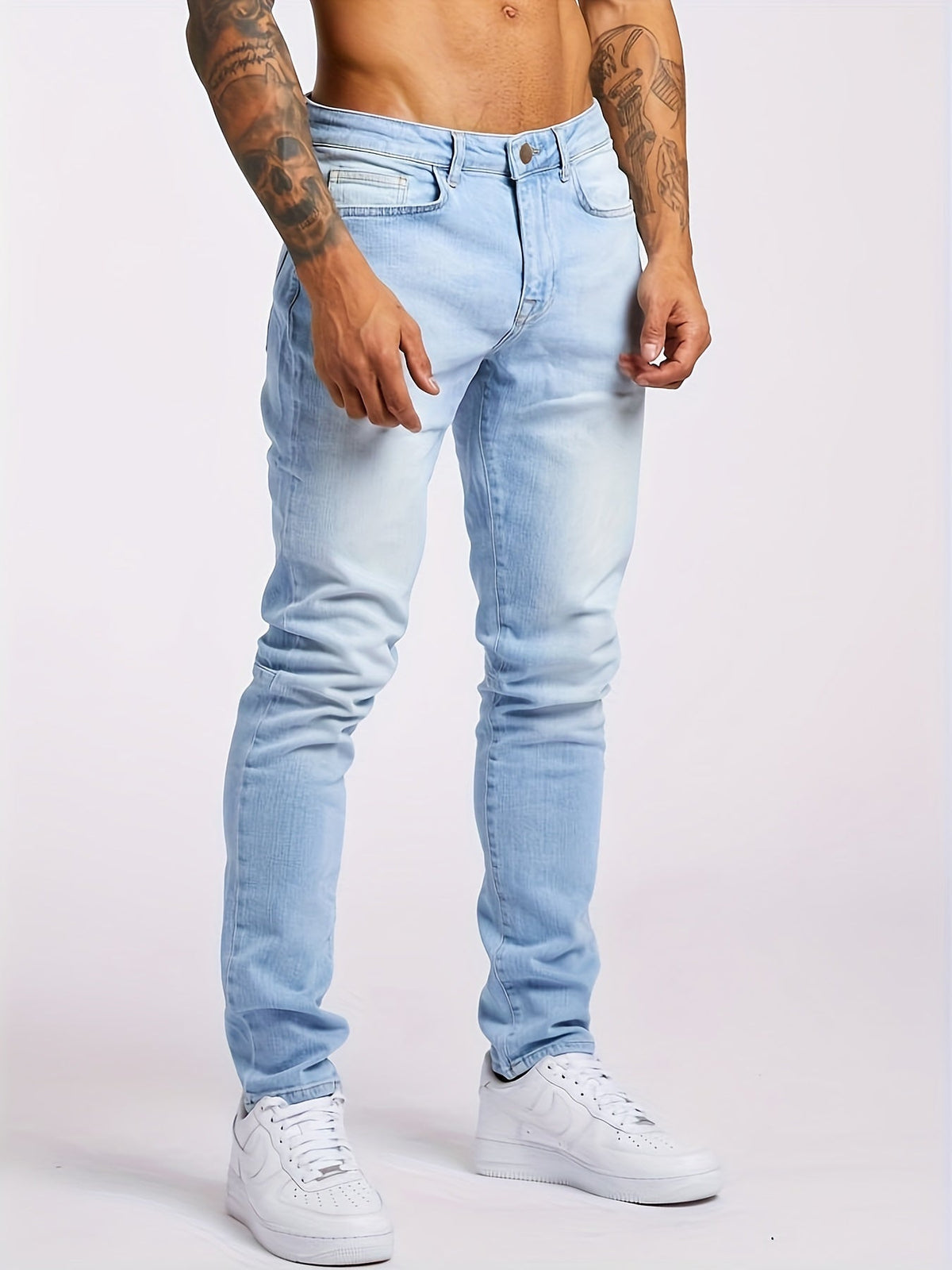 Men's Slim Fit Casual Stretch Denim Jeans
