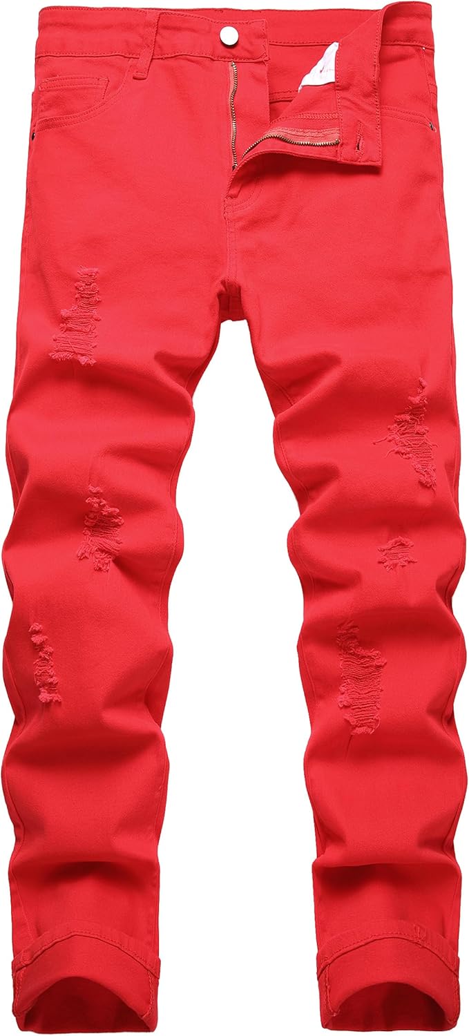 Men's Slim-Fit Ripped Jeans