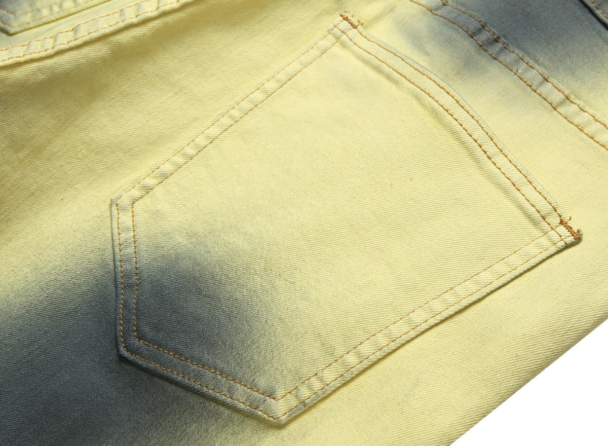 Men's Slim-Fit Ripped Jeans