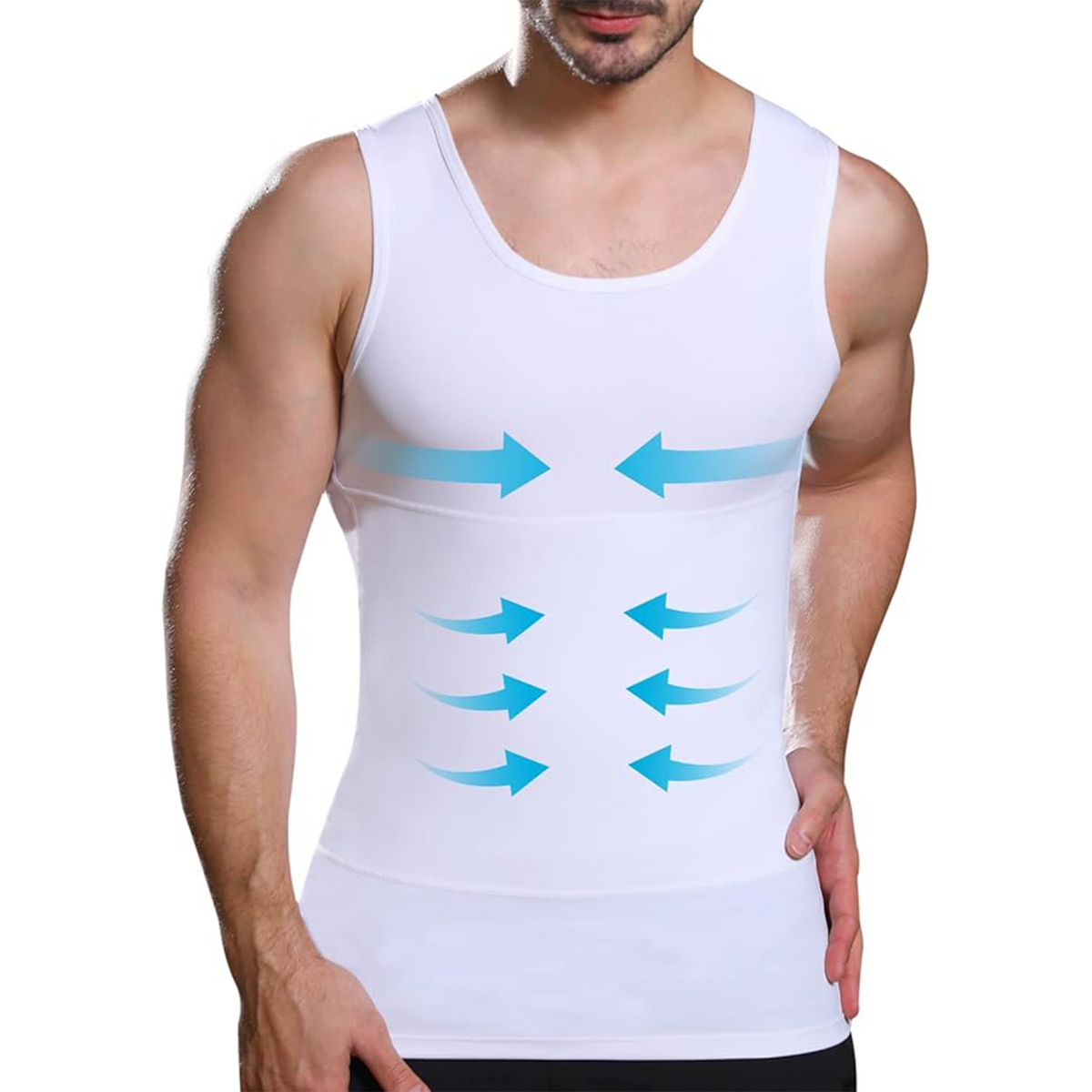 Men's Slimming Body-Shaping Undershirt