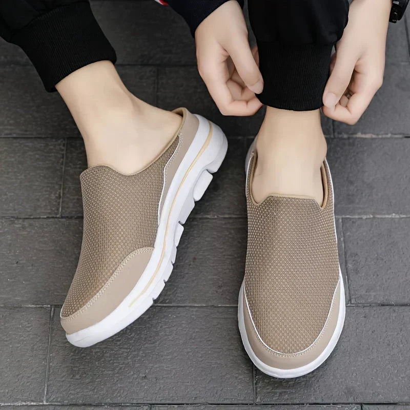 Men's Slippers - Breathable Comfort - Luxury