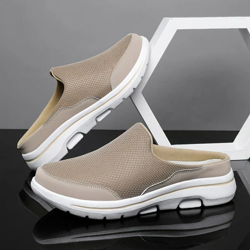 Men's Slippers - Breathable Comfort - Luxury
