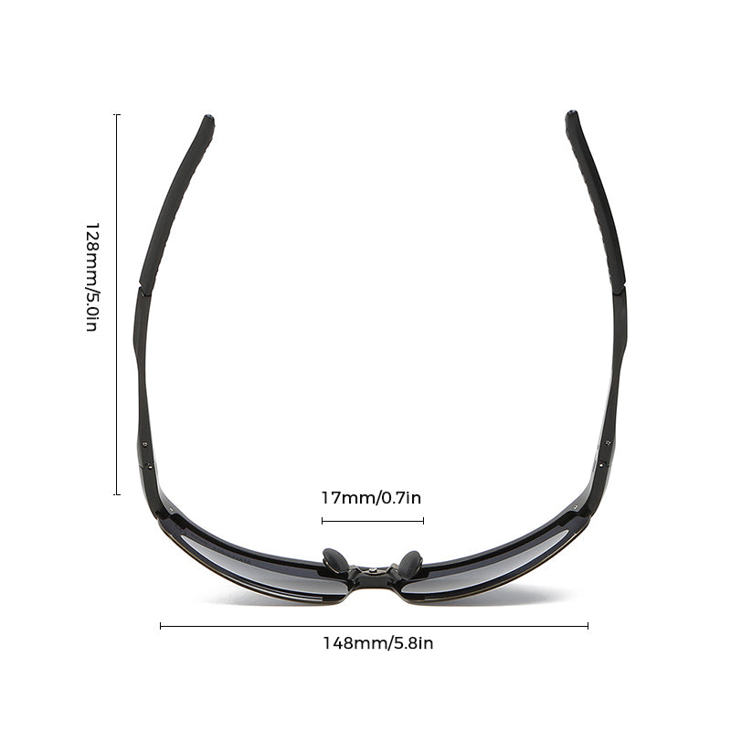 Men's Sunglasses with Photochromic Polarized Lenses