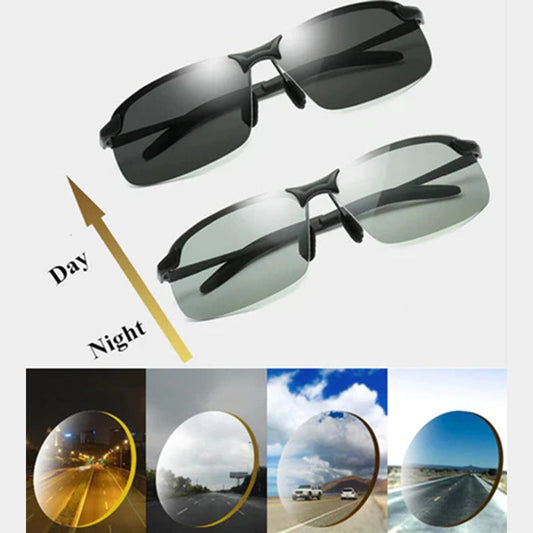 Men's Sunglasses with Photochromic Polarized Lenses