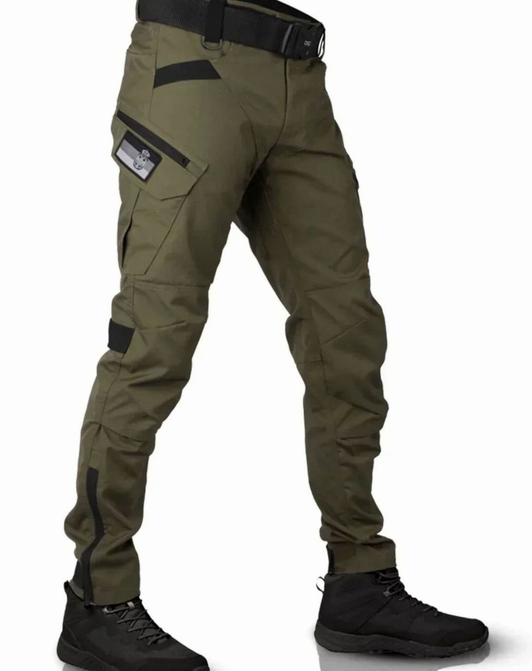 Men's Tactical Multi-Pocket Straight-Leg Cargo Pants