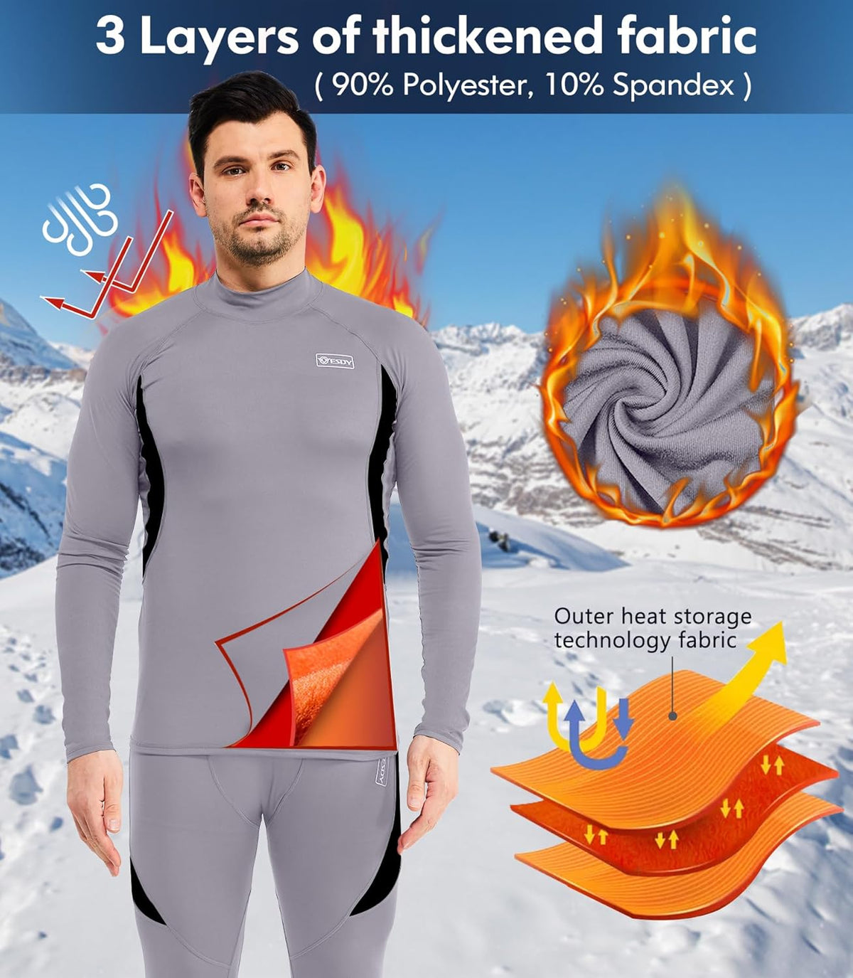 Men's Thermal Underwear Set
