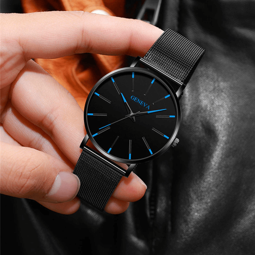 Men's Ultra-Thin Business Watch – Sleek, Minimalist & Timeless Style