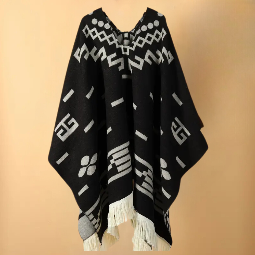 Men's Warm Autumn Poncho