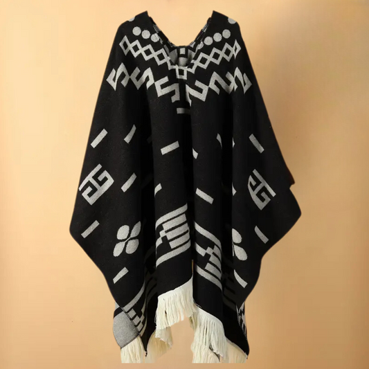 Men's Warm Autumn Poncho