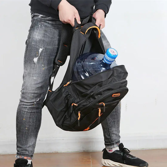 Men's Waterproof Backpack with Spacious Pockets for Daily Use