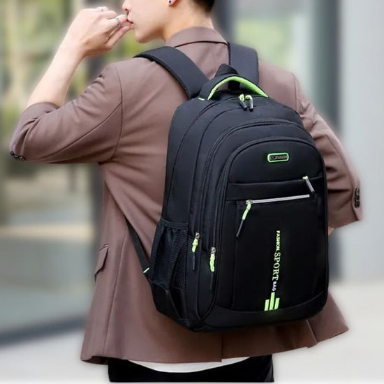 Men's Waterproof Backpack with Spacious Pockets for Daily Use