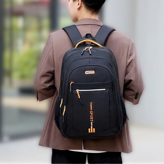 Men's Waterproof Backpack with Spacious Pockets for Daily Use