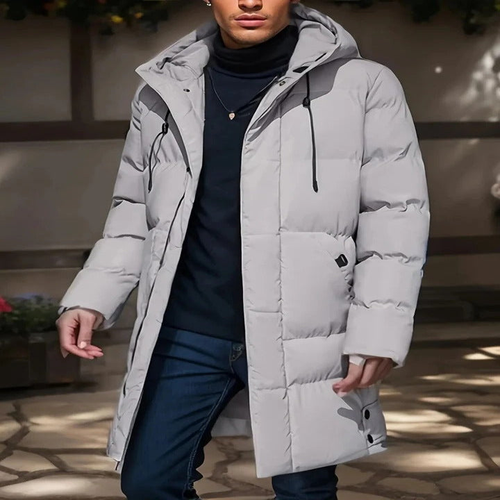 Men's Waterproof Long Winter and Snow Jacket