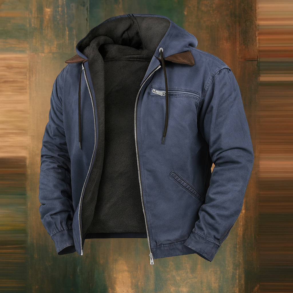 Men's Winter-Style Bomber Jacket - Insulated and Modern