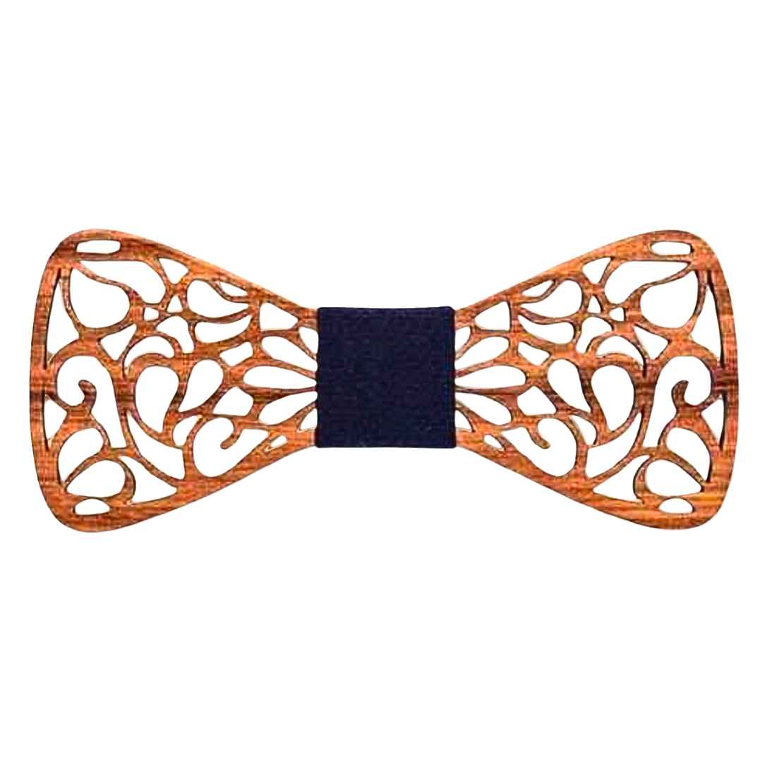 Men's Wooden Bow Tie - Koi
