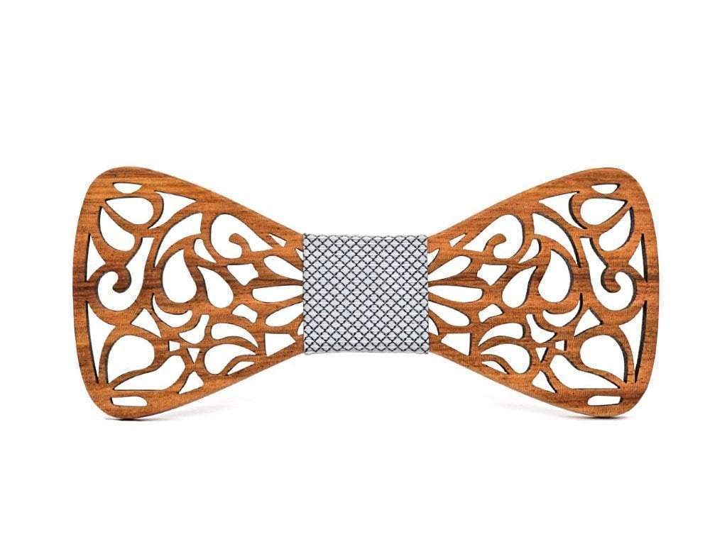 Men's Wooden Bow Tie - Koi