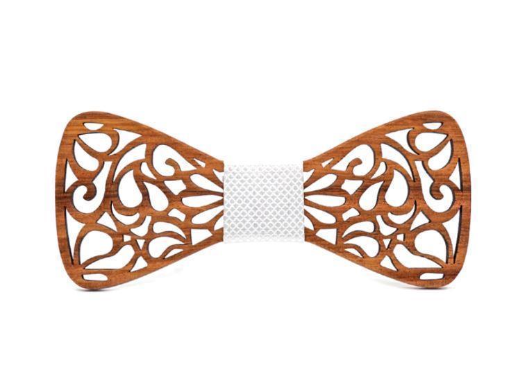 Men's Wooden Bow Tie - Koi
