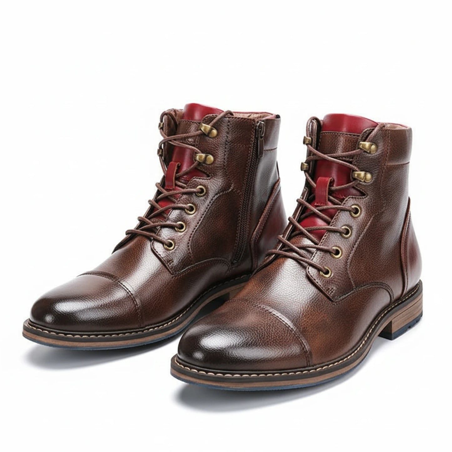 Lace | Orthopedic Cap Toe Boots