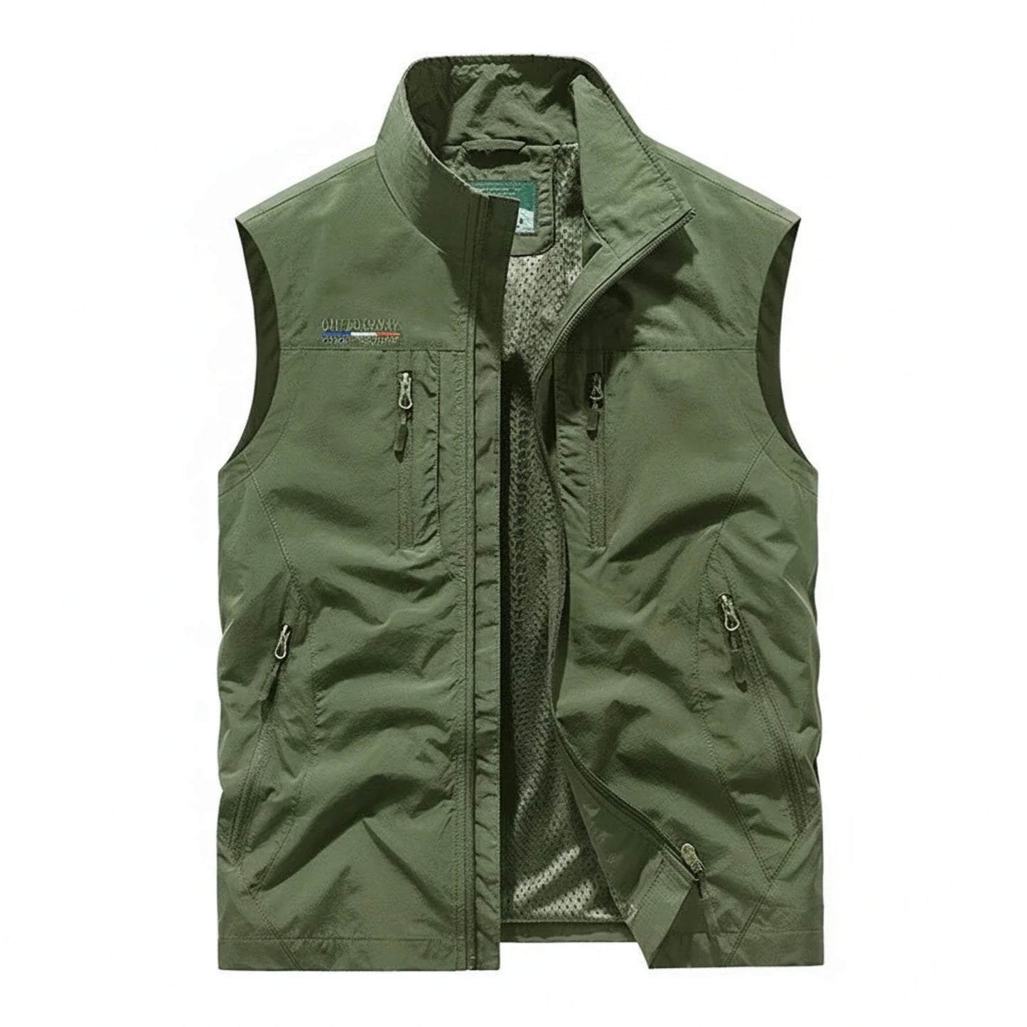 Full Zip Outdoor Vest for Men