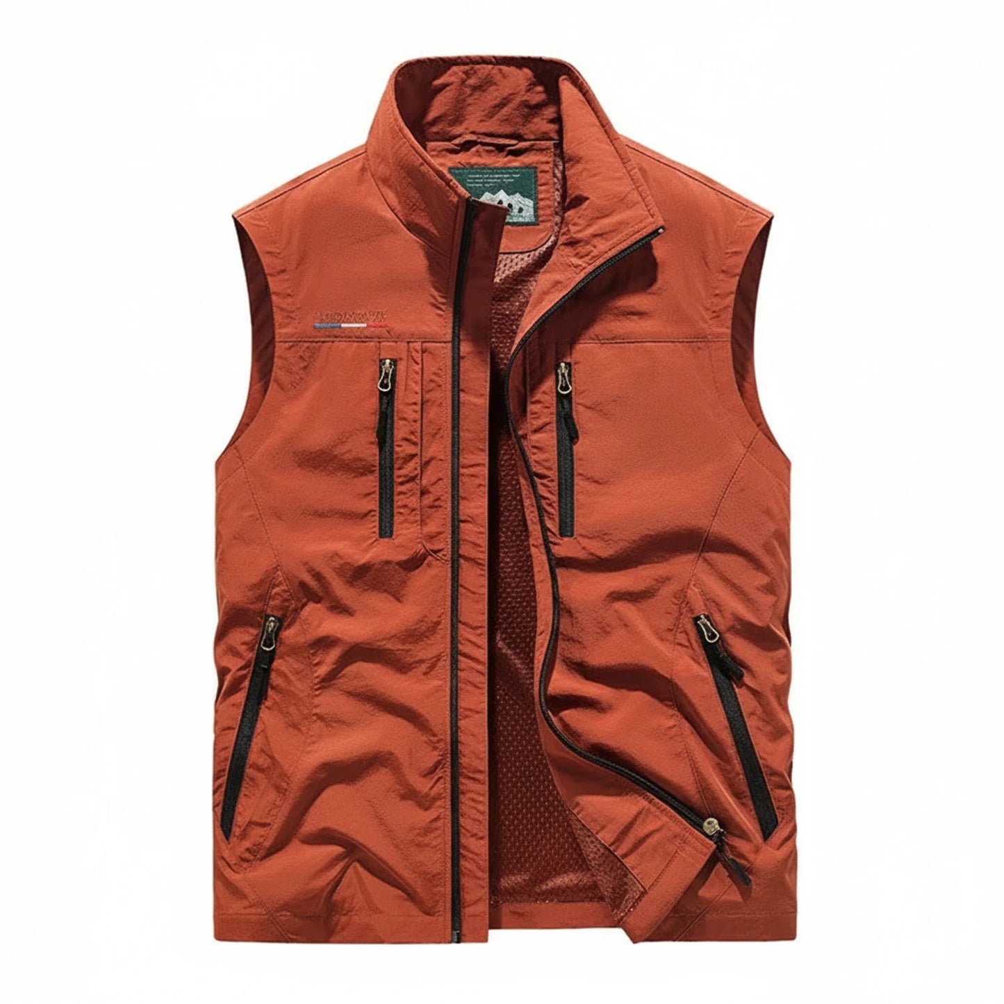 Full Zip Outdoor Vest for Men