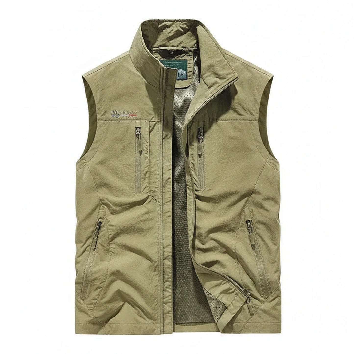 Full Zip Outdoor Vest for Men