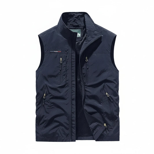 Full Zip Outdoor Vest for Men