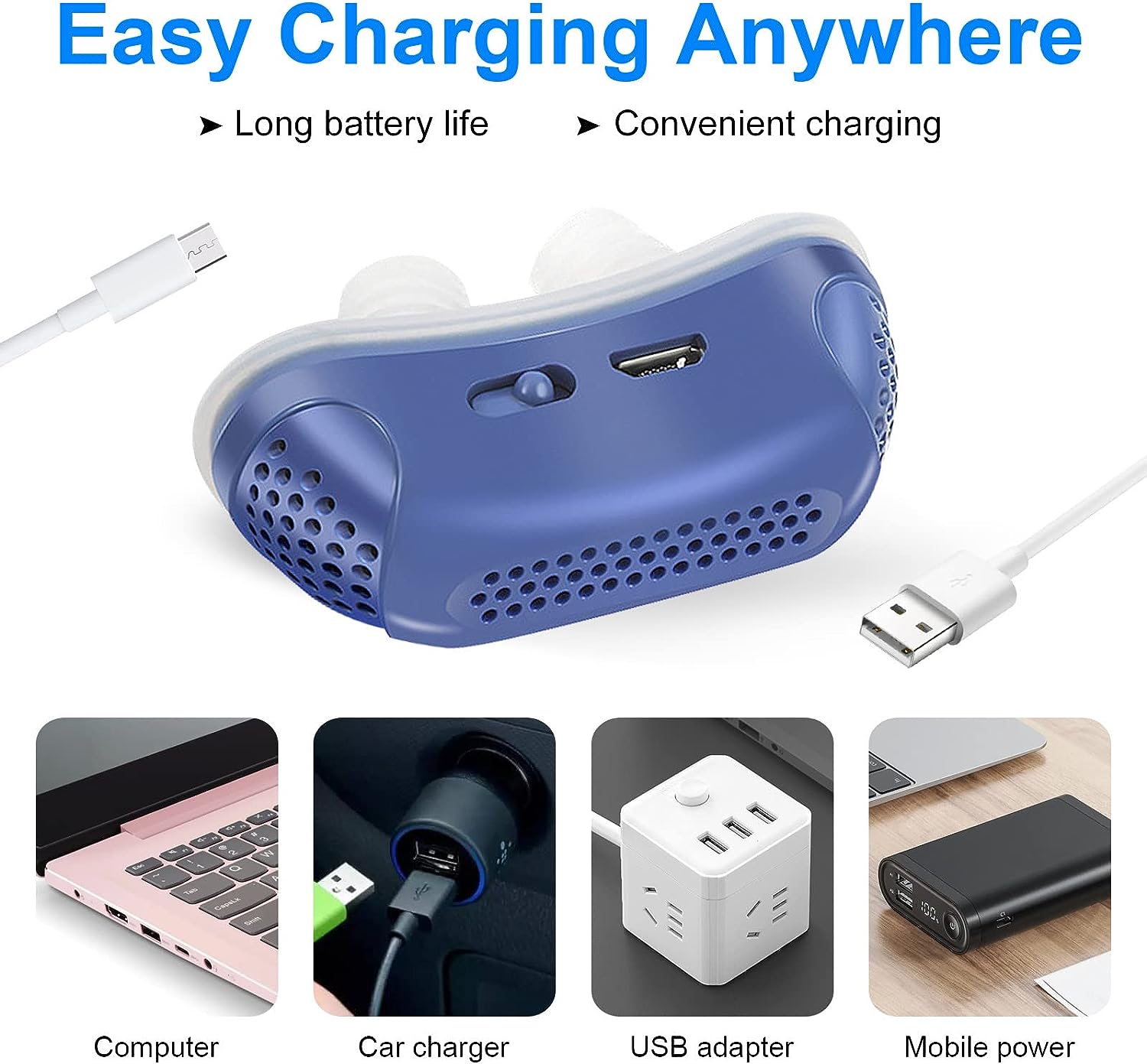 Micro CPAP Sleep Apnea Device - Anti-Snoring