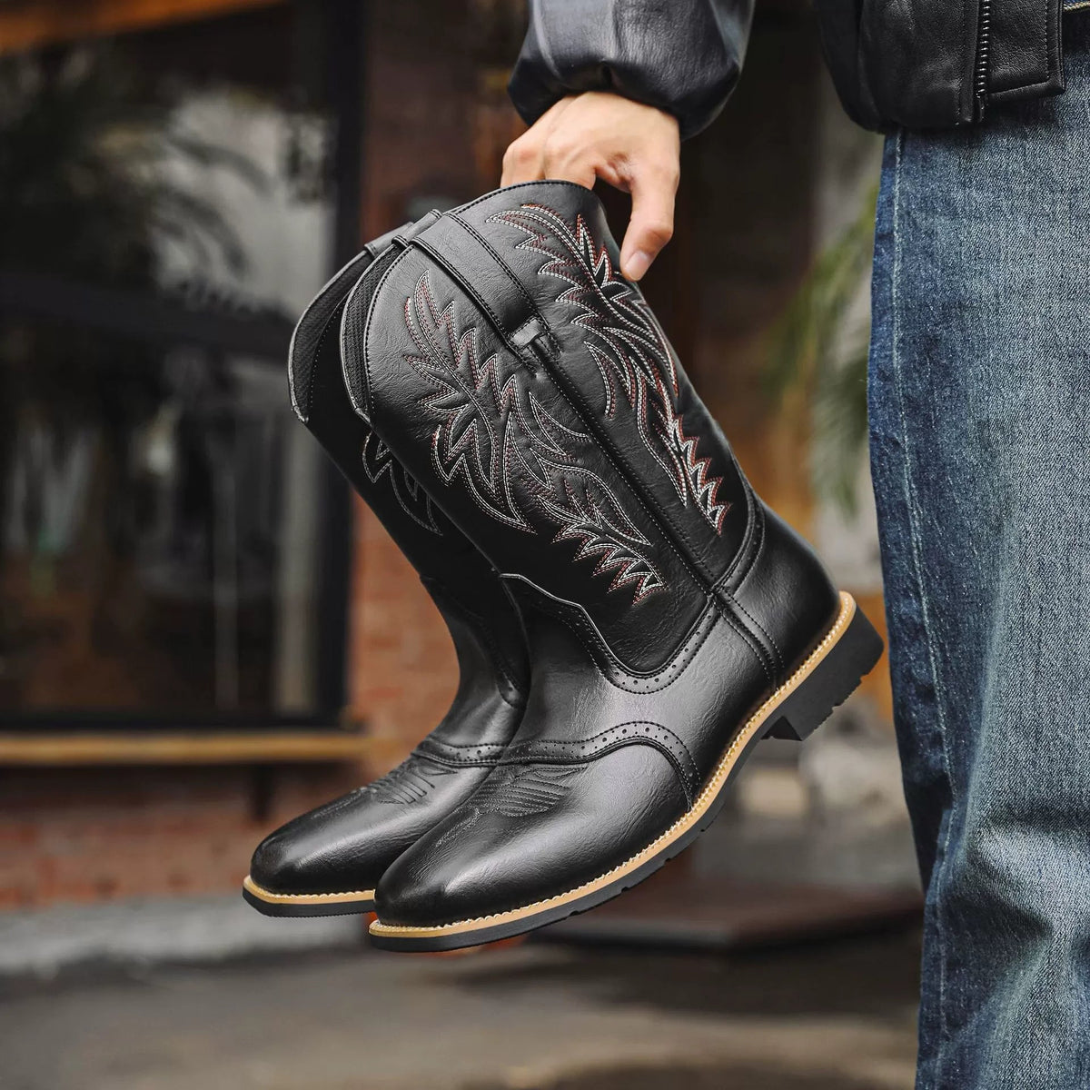 Mid-Calf Cowboy Boots