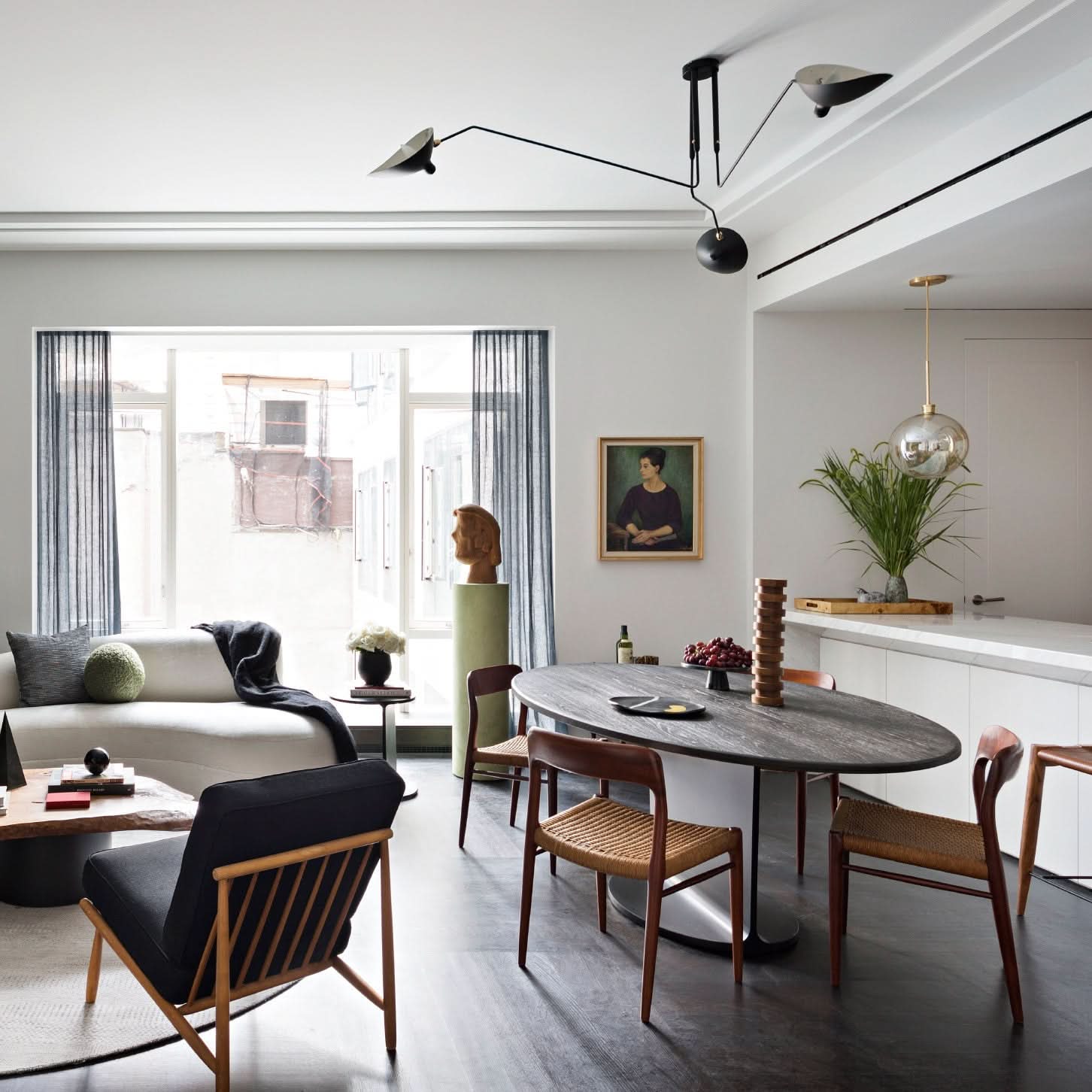 Mid-Century Modern Ceiling Light
