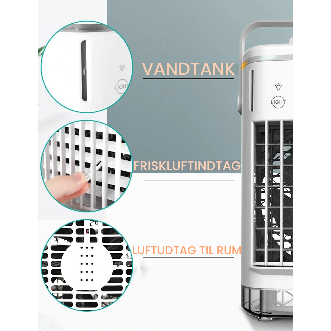 Mini Portable Air Conditioner - Humidifier & Air Purifier