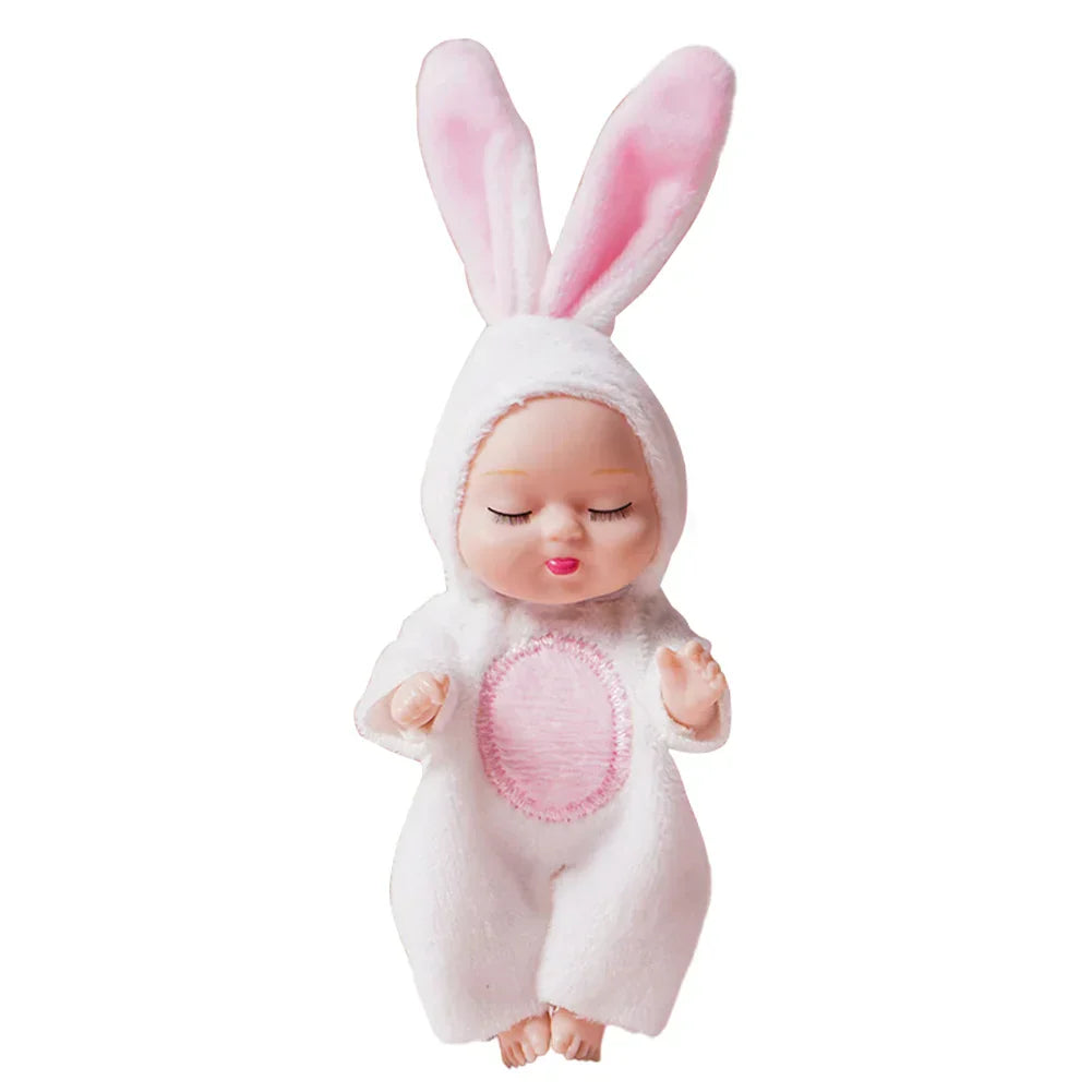 Mini Reborn Baby Doll Set - 6 Lifelike Realistic Dolls