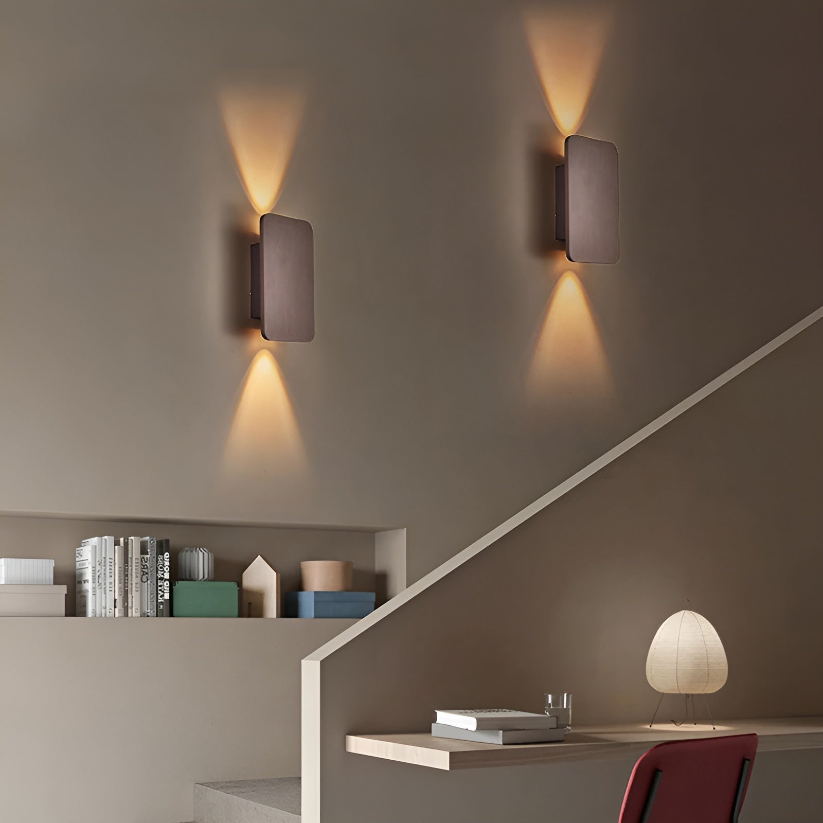 Minimalist LED Wall Sconce - LumiÉlégance - Living Room, Bedroom