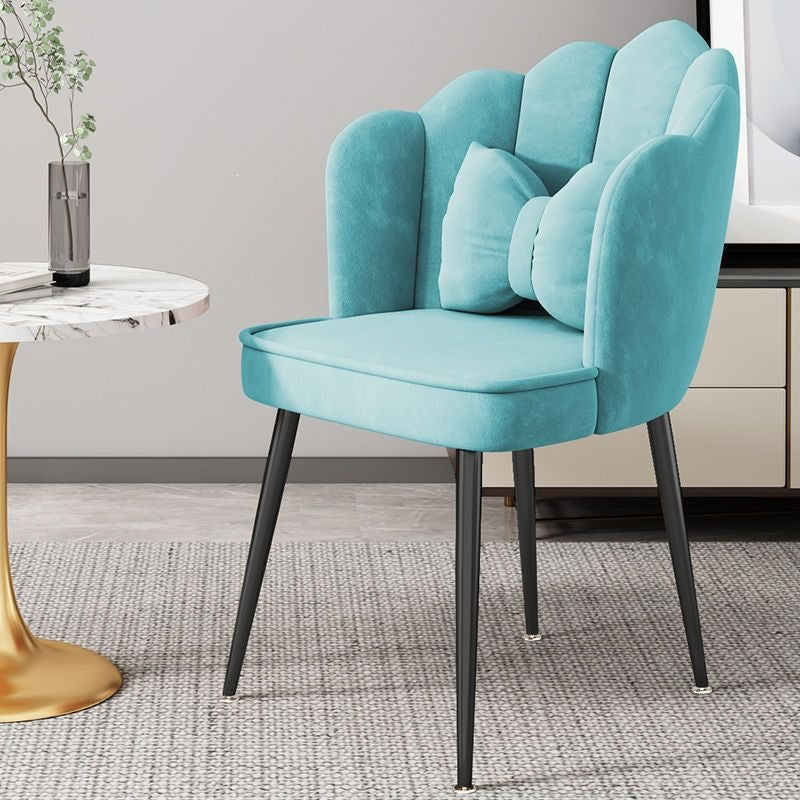 Modern Accent Chair with Gold Legs