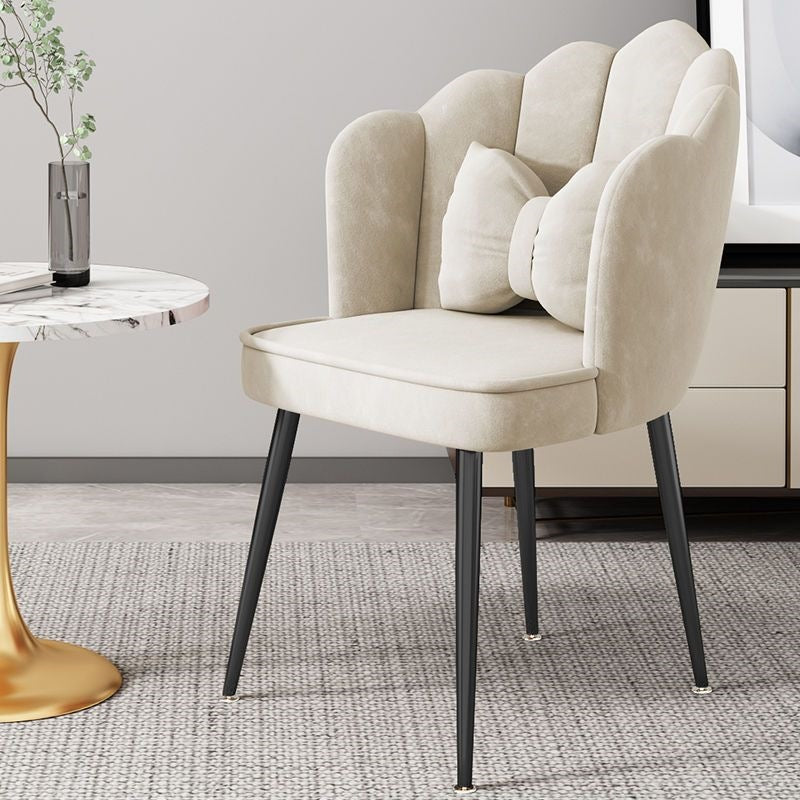 Modern Accent Chair with Gold Legs